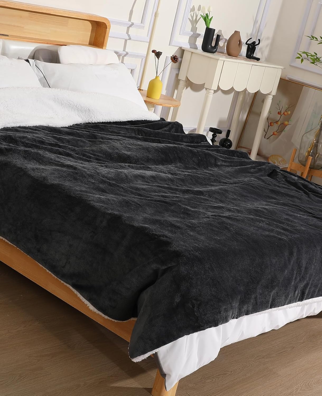 Electric Blanket Twin - Soft Flannel Heated Blanket for Comfort