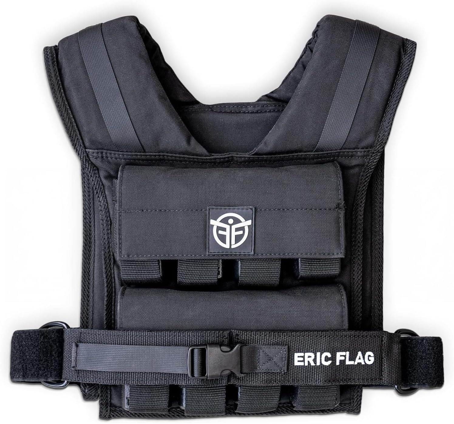 40 lb Adjustable Weighted Vest for Men & Women - Heavy-Duty Design
