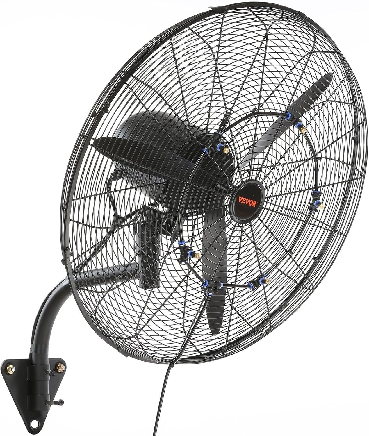 VEVOR 24 Inch Wall Mount Oscillating Fan for Ultimate Cooling