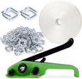 Banding Strapping Kit Pallet Packaging Strapping Tool Set - Heavy Duty