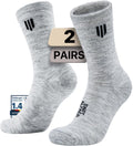 Alpaca Wool Micro Crew Hiking Socks Midweight for Men - Moisture