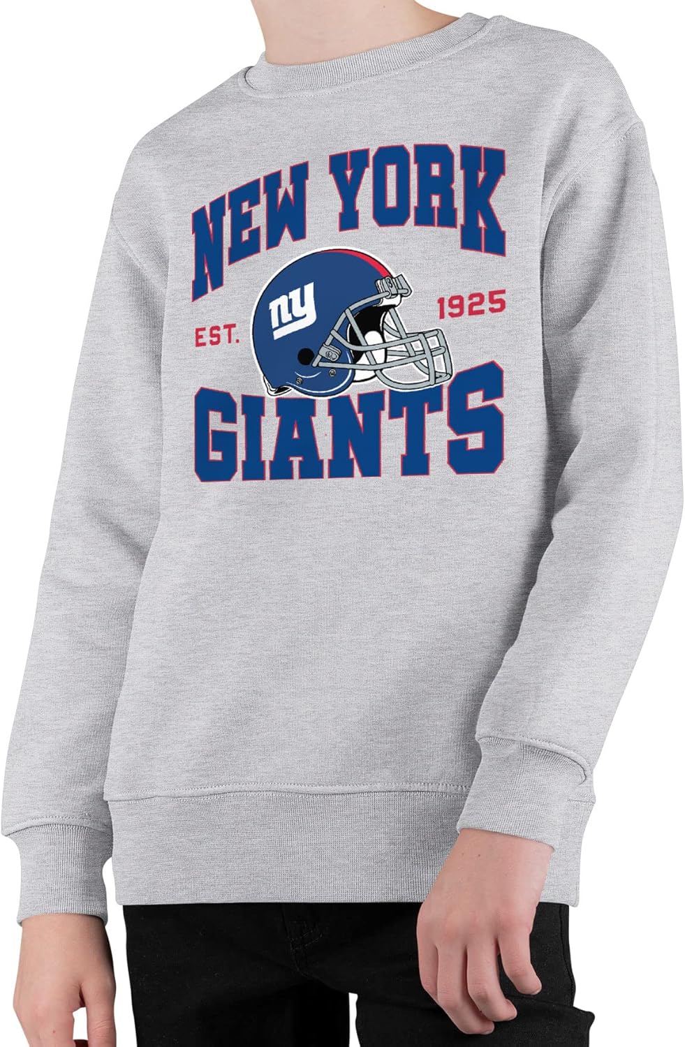 Team Helmet Kids Crewneck Sweatshirt - Official NFL Apparel
