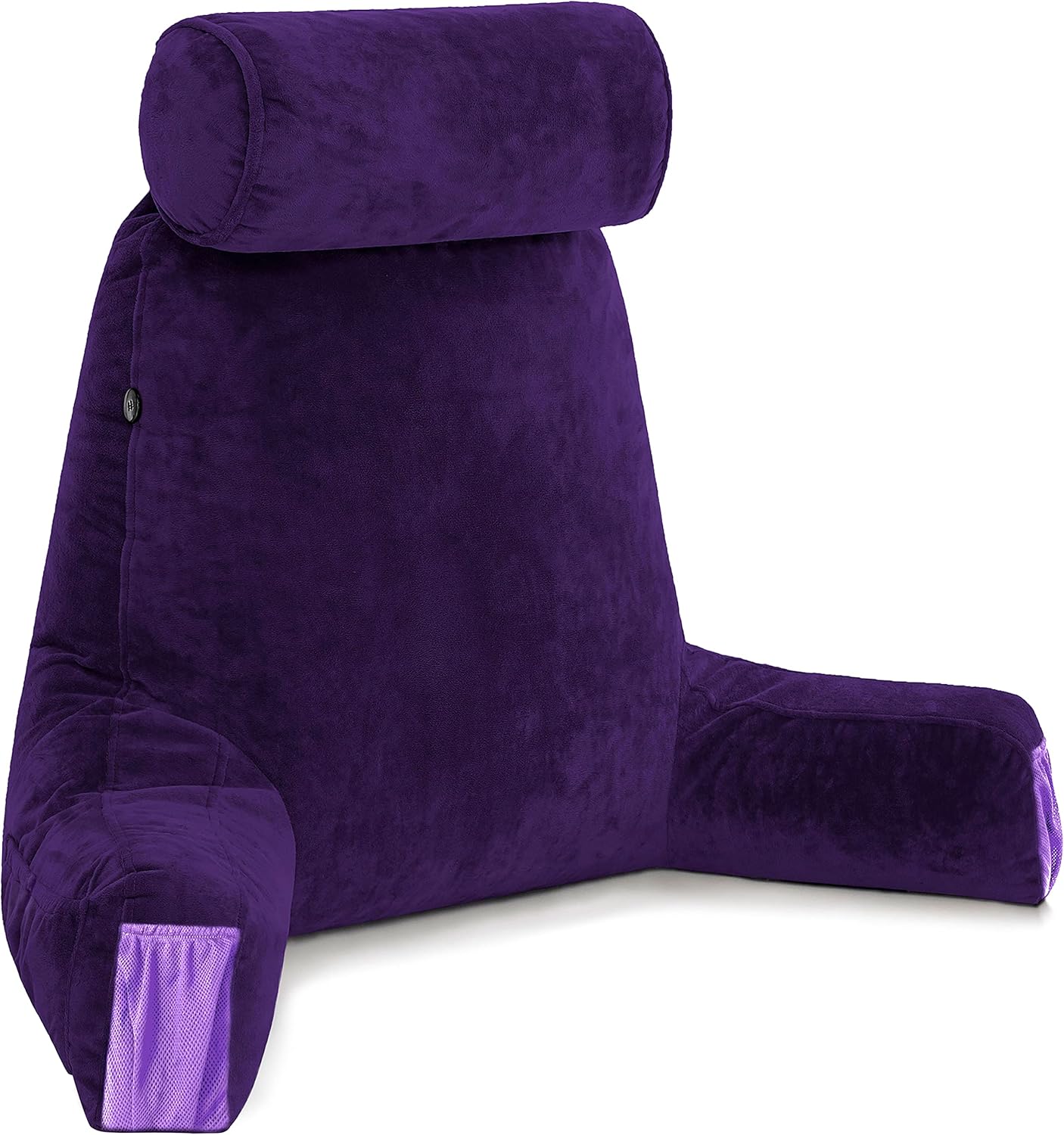 Husband Pillow Medium Purple - Ultimate Backrest for Comfort