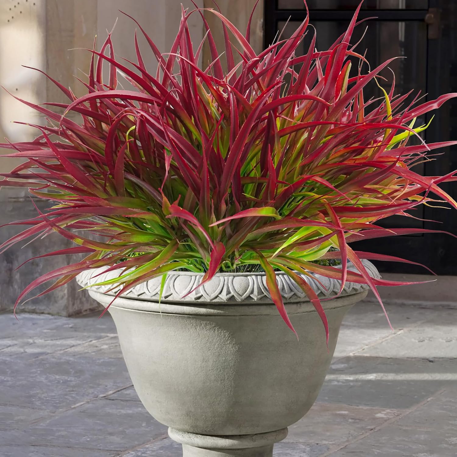 Uieke 28 Bundles Artificial Outdoor Plants for Home Garden Decor