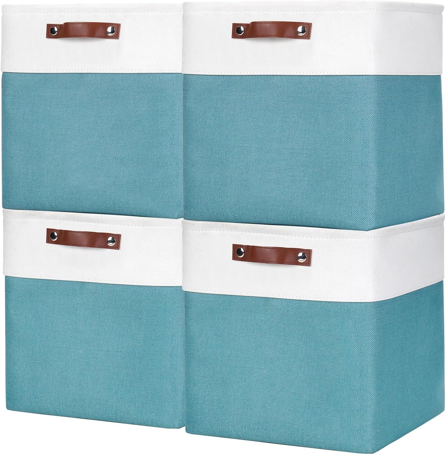 13x13 Cube Storage Bins for Organizing Home and Office Spaces