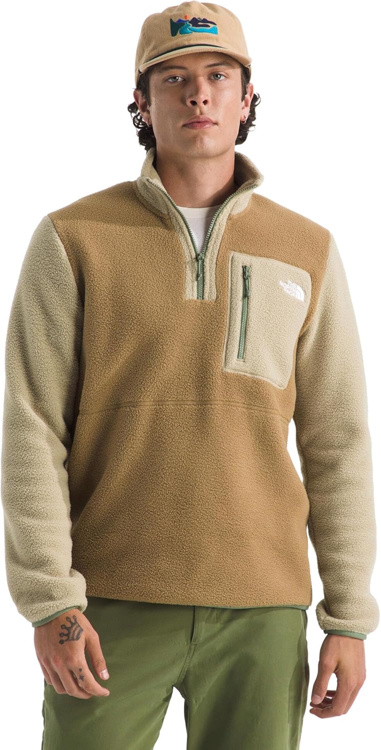Men's Yumiori Quarter Zip Jacket - Lightweight Fleece Coat