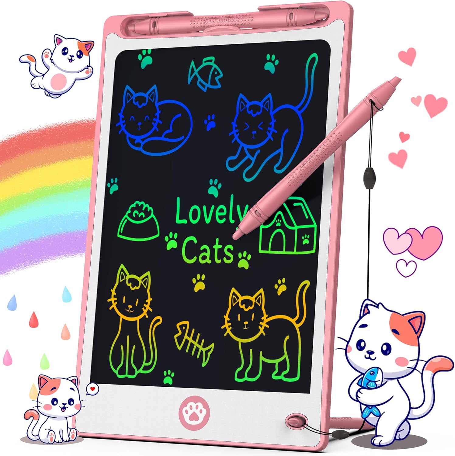 Hockvill 8.8 Inch LCD Doodle Board - Fun Learning Toy!
