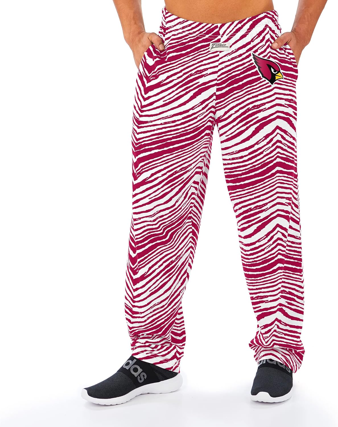 Zubaz Men's Zebra Track Pant for Ultimate Team Pride and Comfort