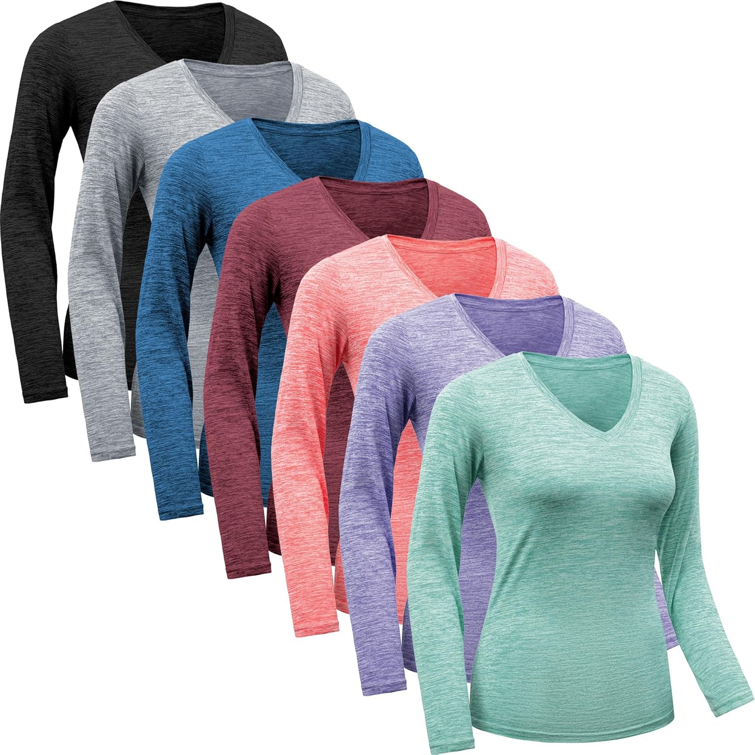 Quick Dry V-Neck Workout Top | Moisture-Wicking Athletic Shirt