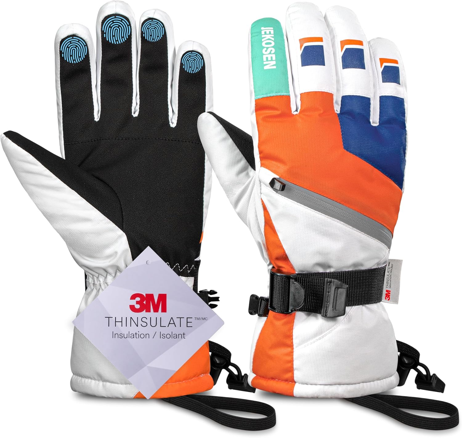 JEKOSEN 2024 Waterproof Ski Gloves - Ultimate Warmth!