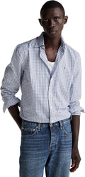 Tommy Hilfiger Long Sleeve Poplin Regular Fit Button Down Shirt 100%