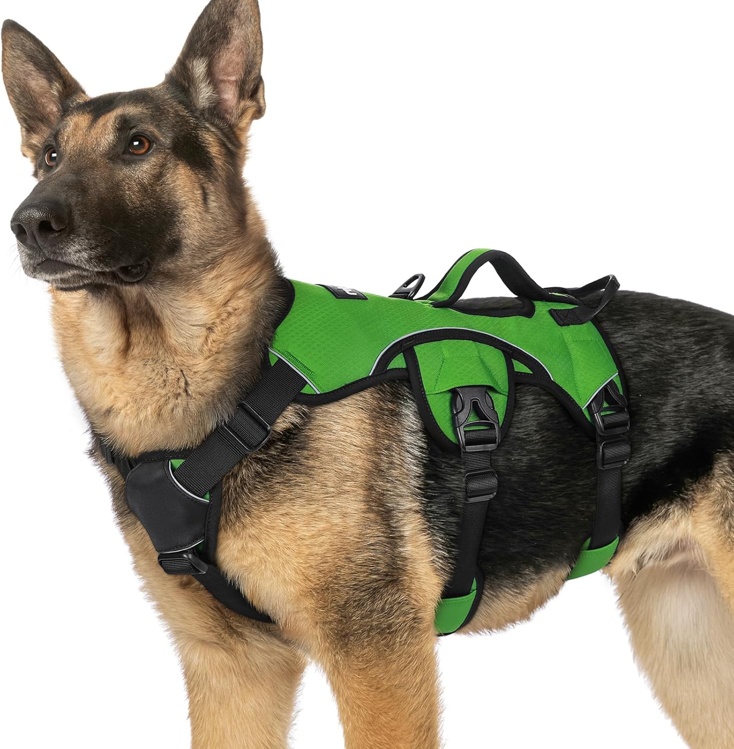 Escape Proof Dog Harness for Large Dogs by rabbitgoo - XL Green