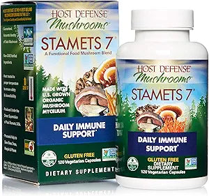 Host Defense Stamets 7 Capsules for Daily Immune Support