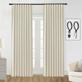 Cortinas para Sala Cuarto 90 in Cream Beige Blackout Curtains - Room