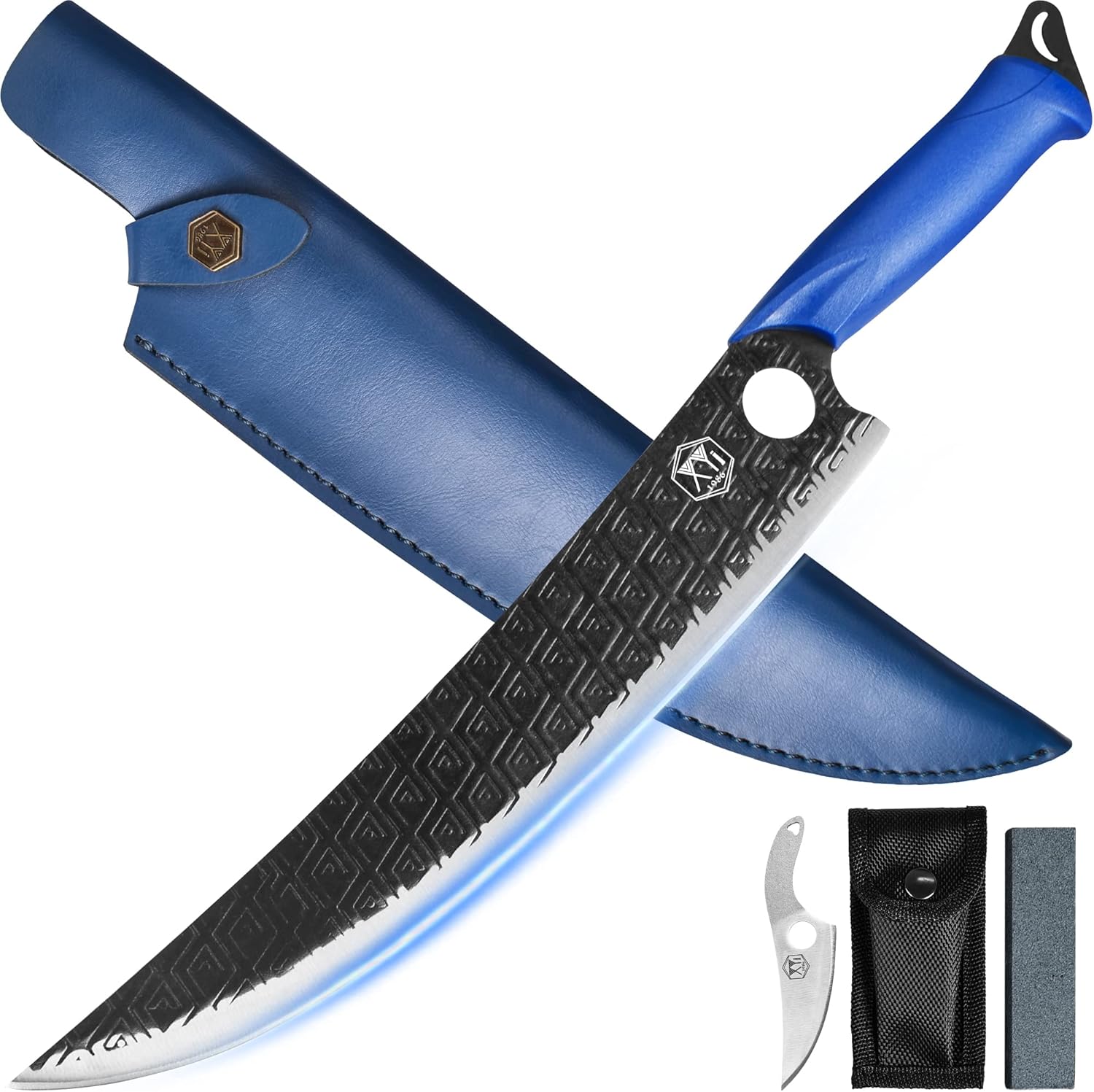 XYJ Portable Chef Knife Set for Outdoor Cooking and Camping