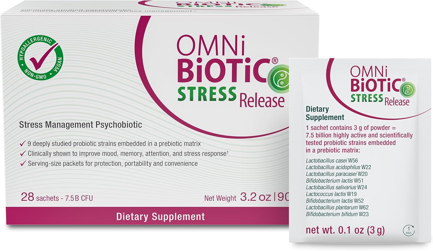 OMNi BiOTiC Stress Release Probiotic for Gut-Brain Axis Support