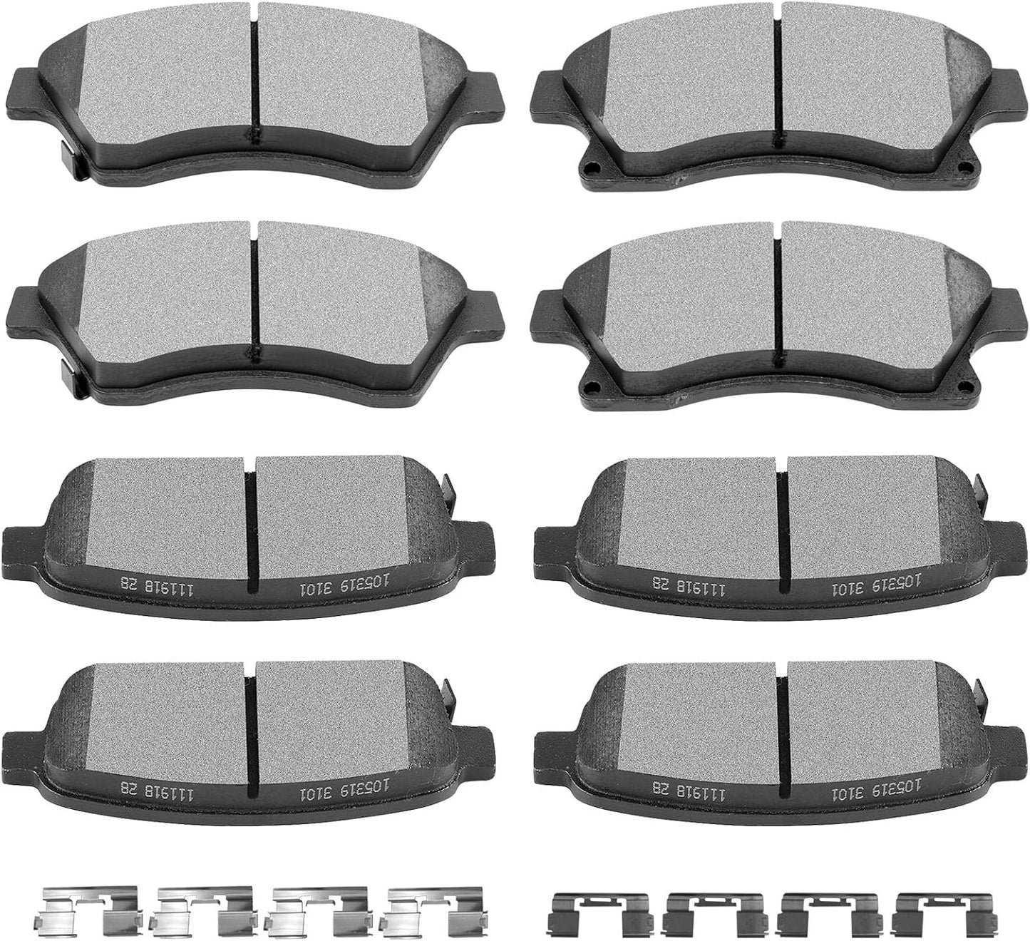 Ceramic Brake Pads Kits for Chevrolet Cruze and Sonic Vehicles
