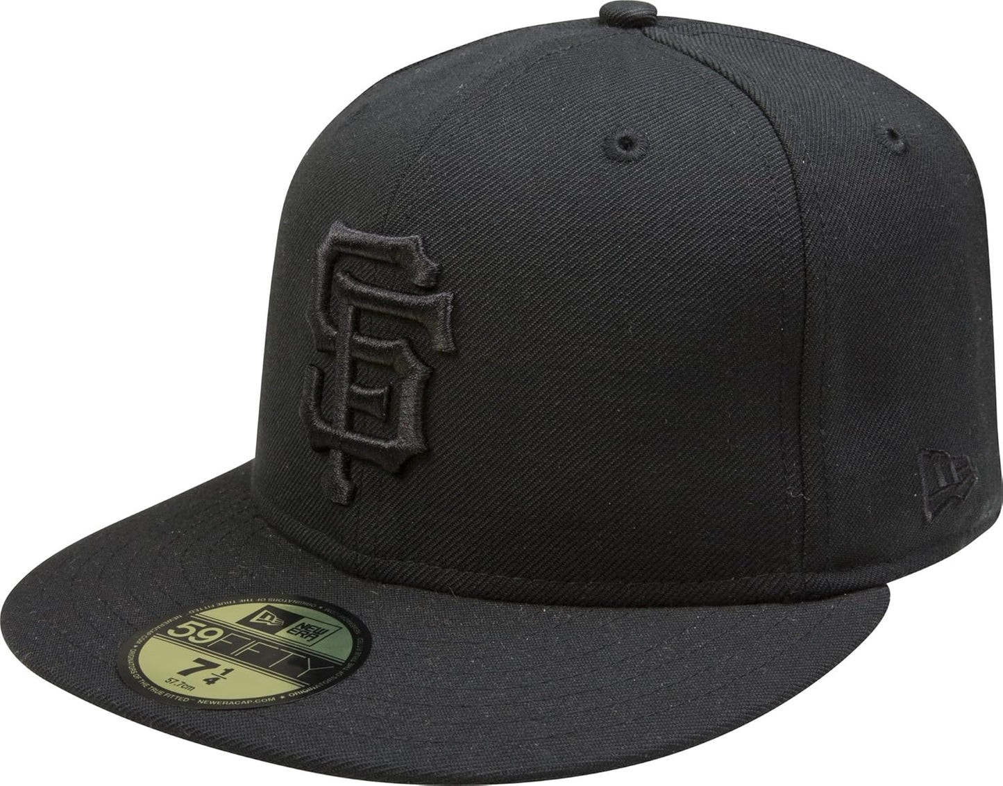 New Era MLB Black on Black 59FIFTY Fitted Cap for Fans