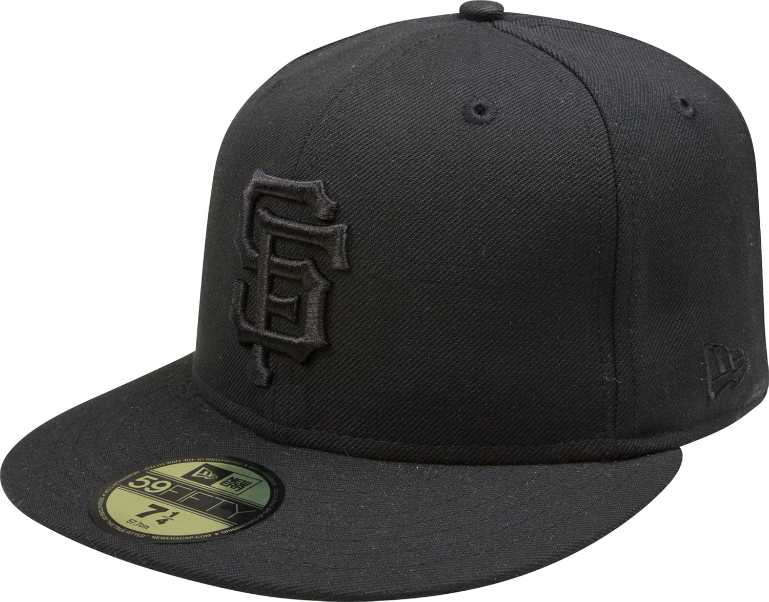 New Era MLB Black on Black 59FIFTY Fitted Cap for Fans
