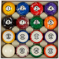 Collapsar Deluxe 2-1/4ft Billiard Pool Balls Marble-Swirl Set