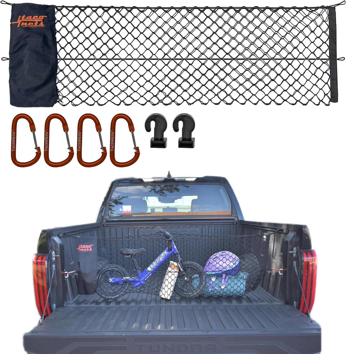 Envelope Cargo Net for Toyota Tundra - Heavy Duty & Reliable