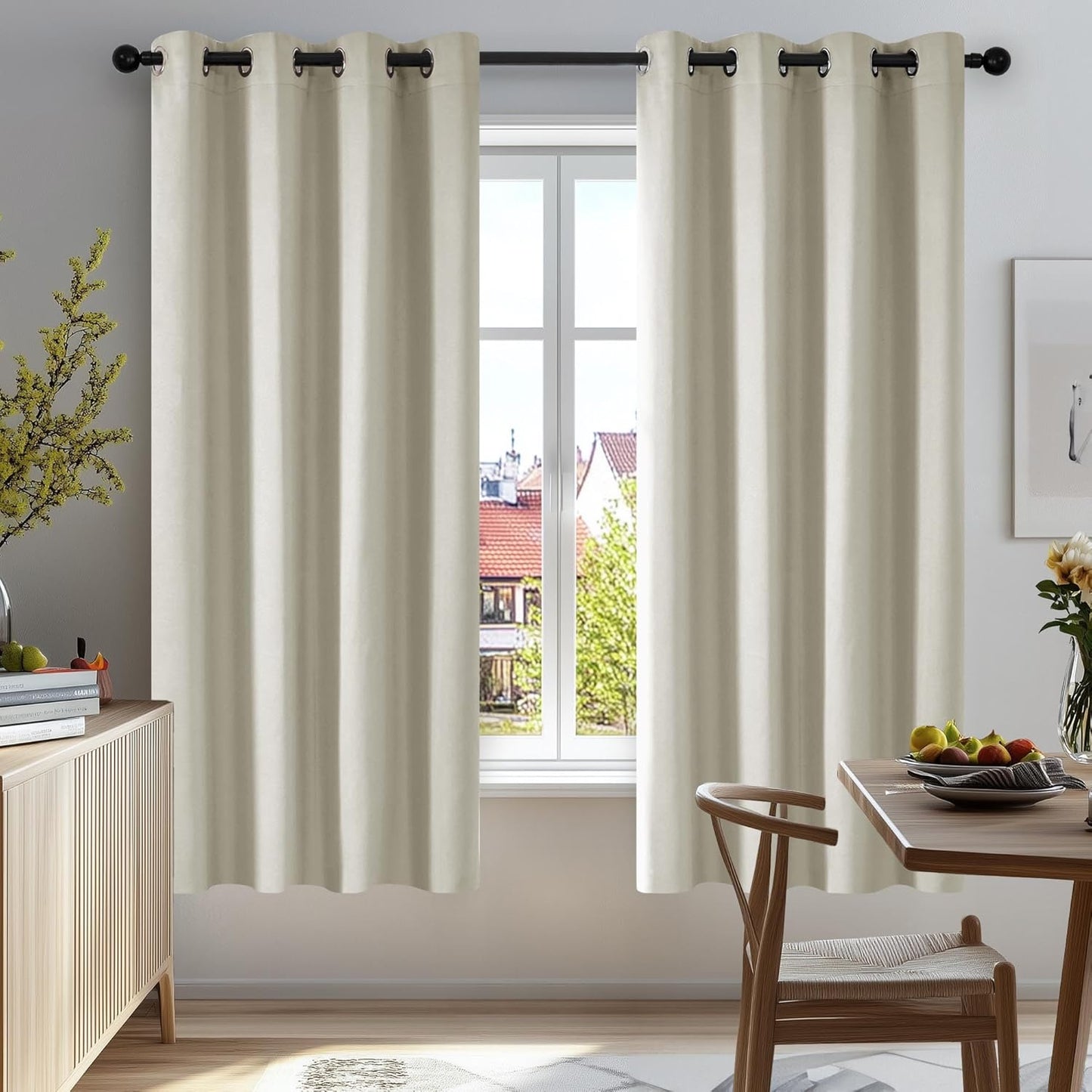 Deconovo Blackout Curtains for Bedroom - Thermal Insulated Panels