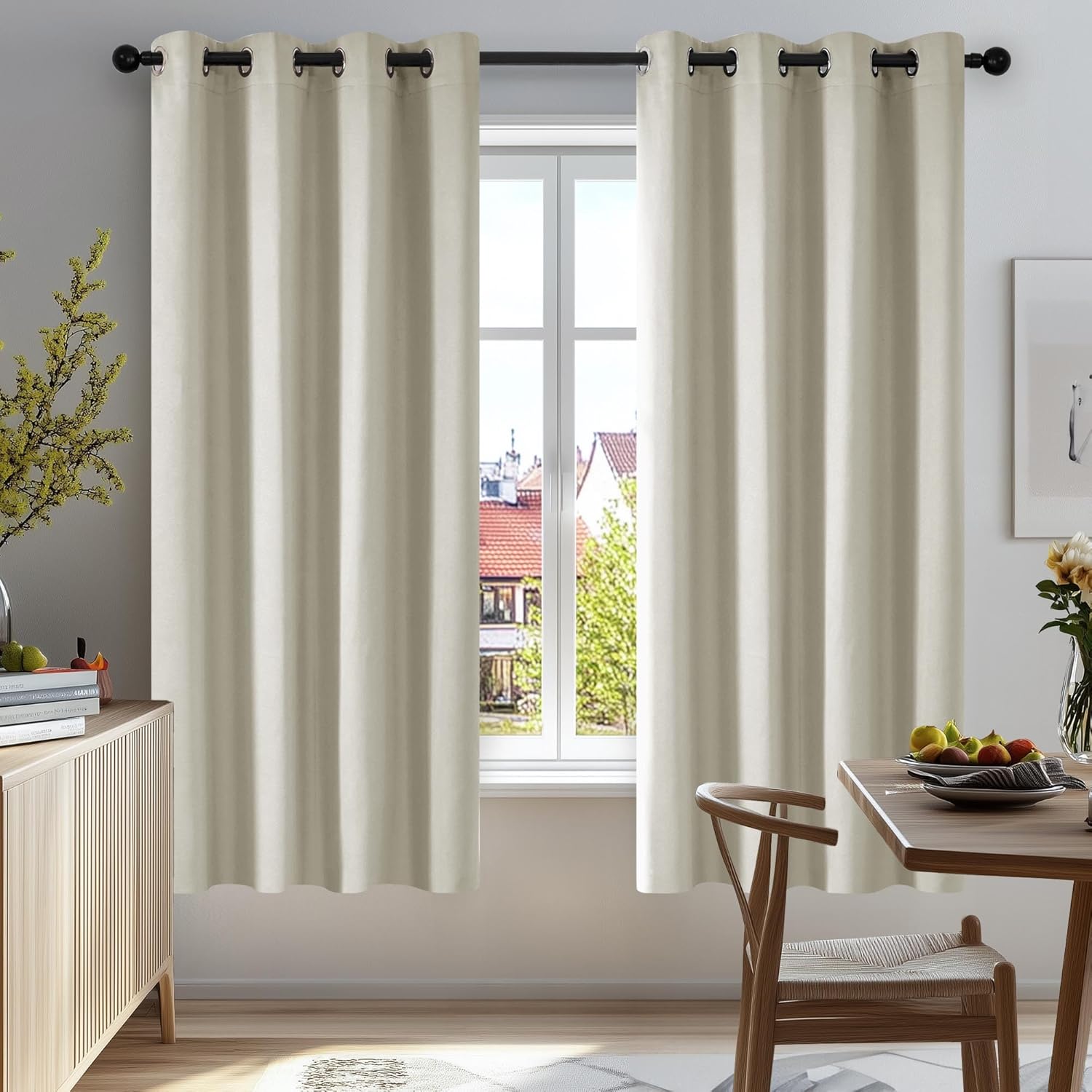 Deconovo Blackout Curtains for Bedroom - Thermal Insulated Panels