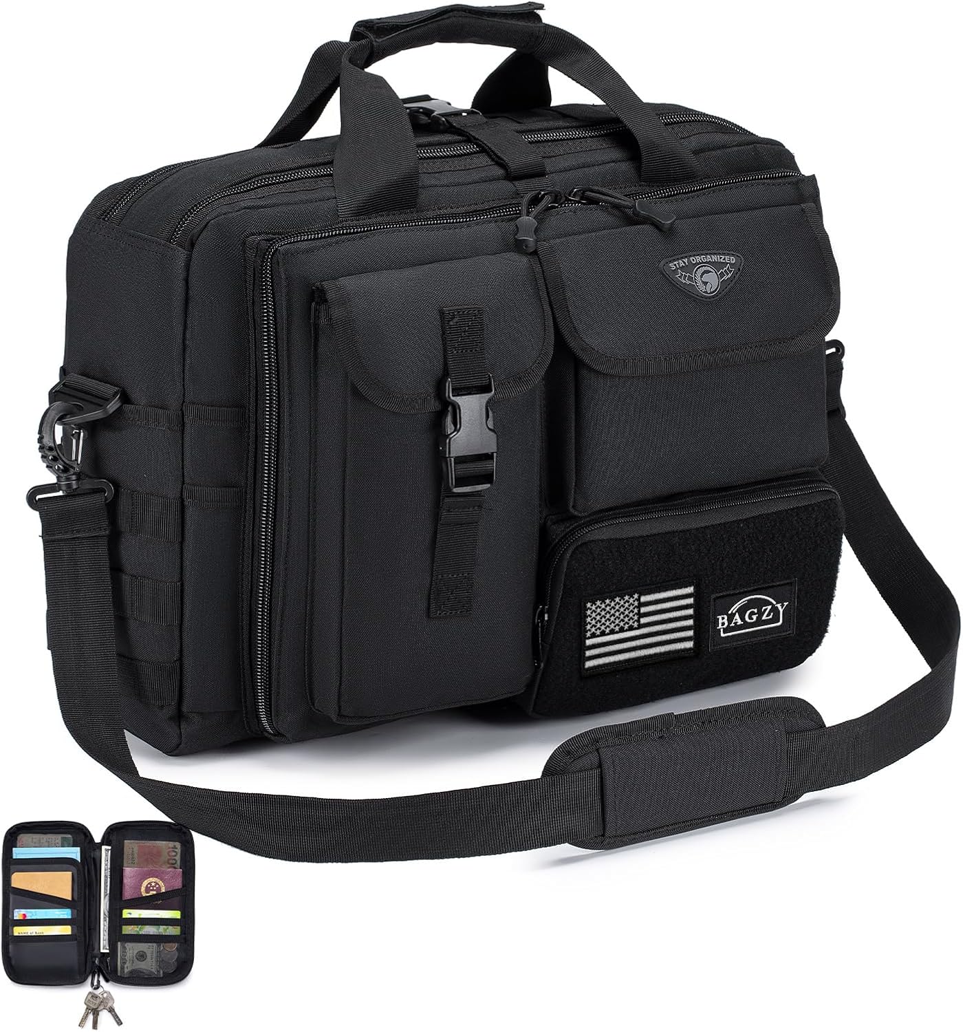 BAGZY Tactical Messenger Bag for Men - Durable and Spacious
