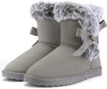 K KomForme Girls Kids Snow Boots for Winter Fun and Style