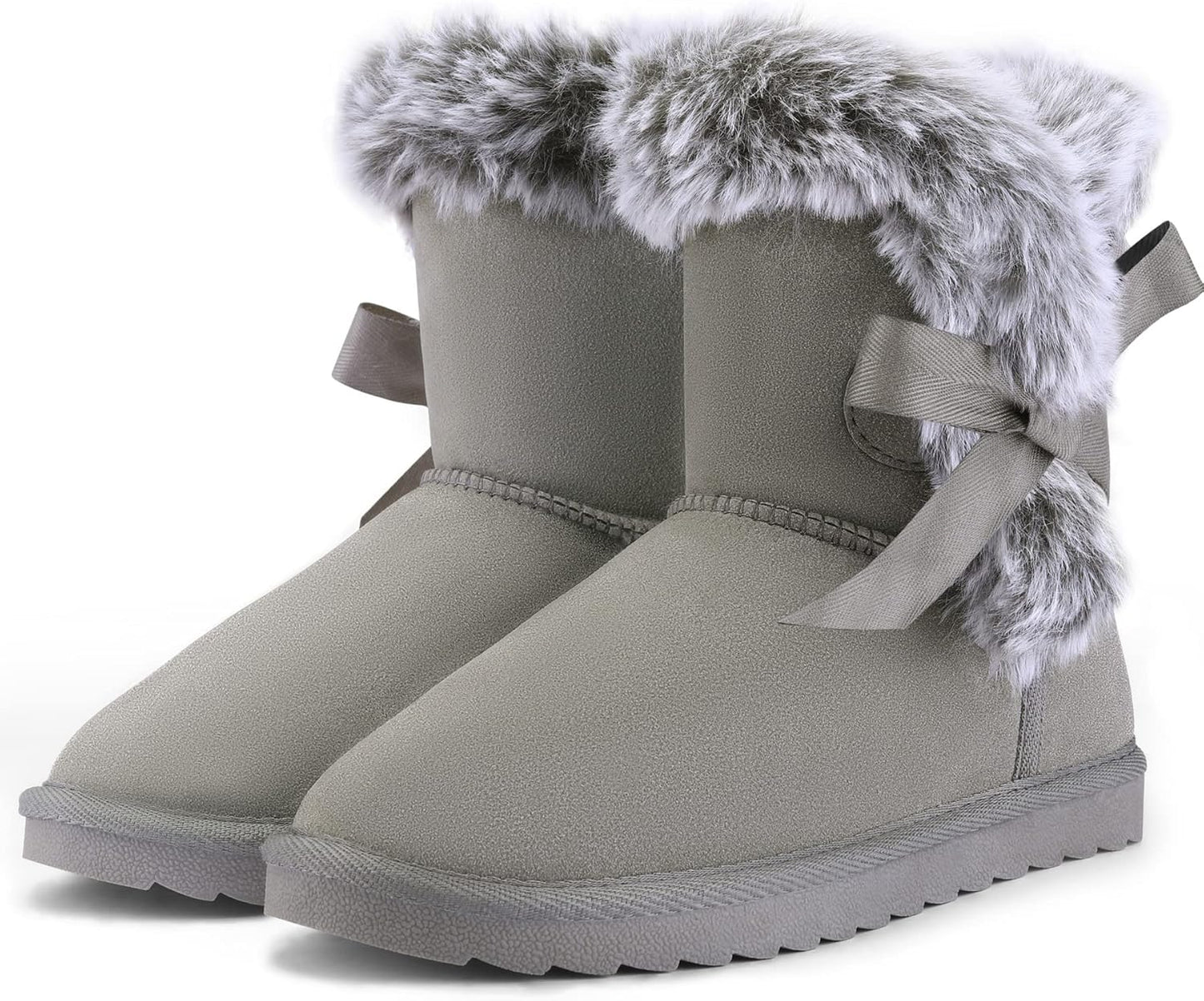 K KomForme Girls Kids Snow Boots for Winter Fun and Style