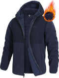 Pioneer Camp Men's Polar Fleece Jacket Sherpa Lined - Warm Winter