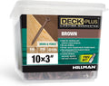 Deck Plus Brown 310pc 3 in Epoxy Coated Deck Screws - 5 lb Box