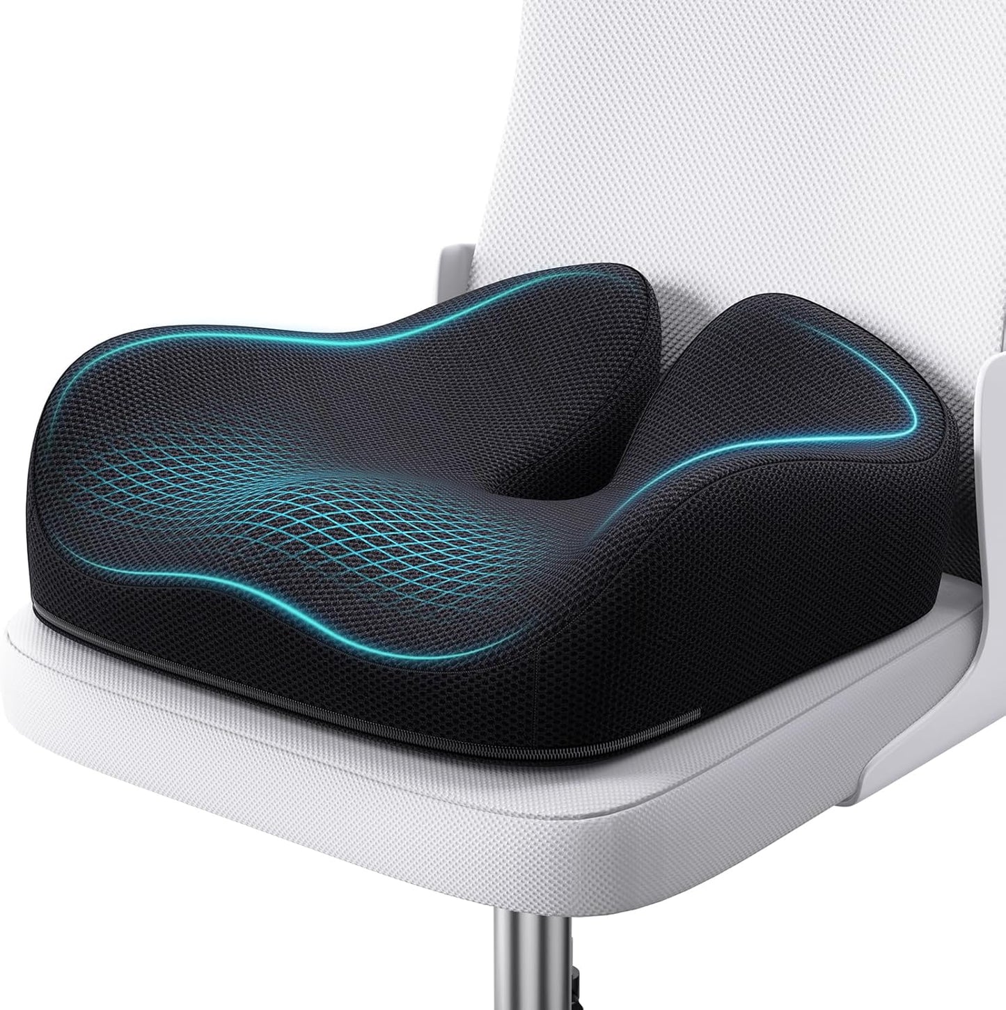 Memory Foam Seat Cushion - Relieve Pain & Support
