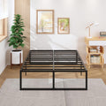 18 Inch King Bed Frame Sturdy Metal Platform - No Box Spring Needed