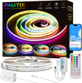 PAUTIX RGB Smart IC COB LED Strip Lights for Vibrant Home Decor