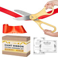 Crutello Giant Ribbon Cutting Kit 20in Scissors & 30ft Ribbon - Grand