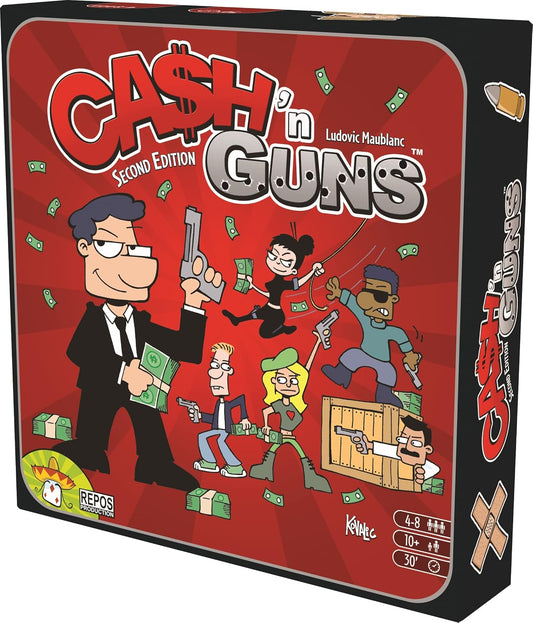 Asmodee Cash 'N Guns 2nd Edition Party Game Review