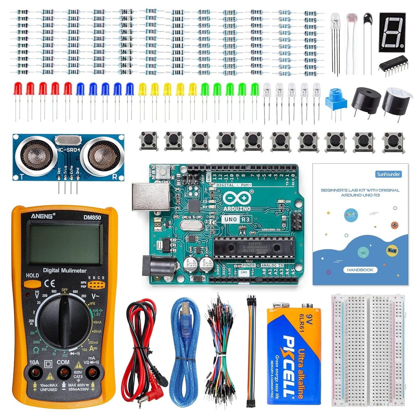 SunFounder Beginner's Lab Starter Kit for Arduino Projects