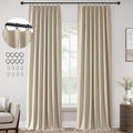 Elegant Pinch Pleated Blackout Curtains for Home Décor Enhancement