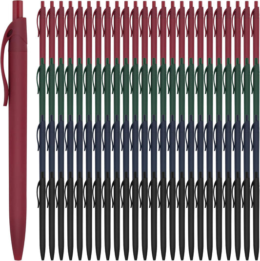 Deegtran 200 Pack No Bleed Black Pens for Smooth Writing