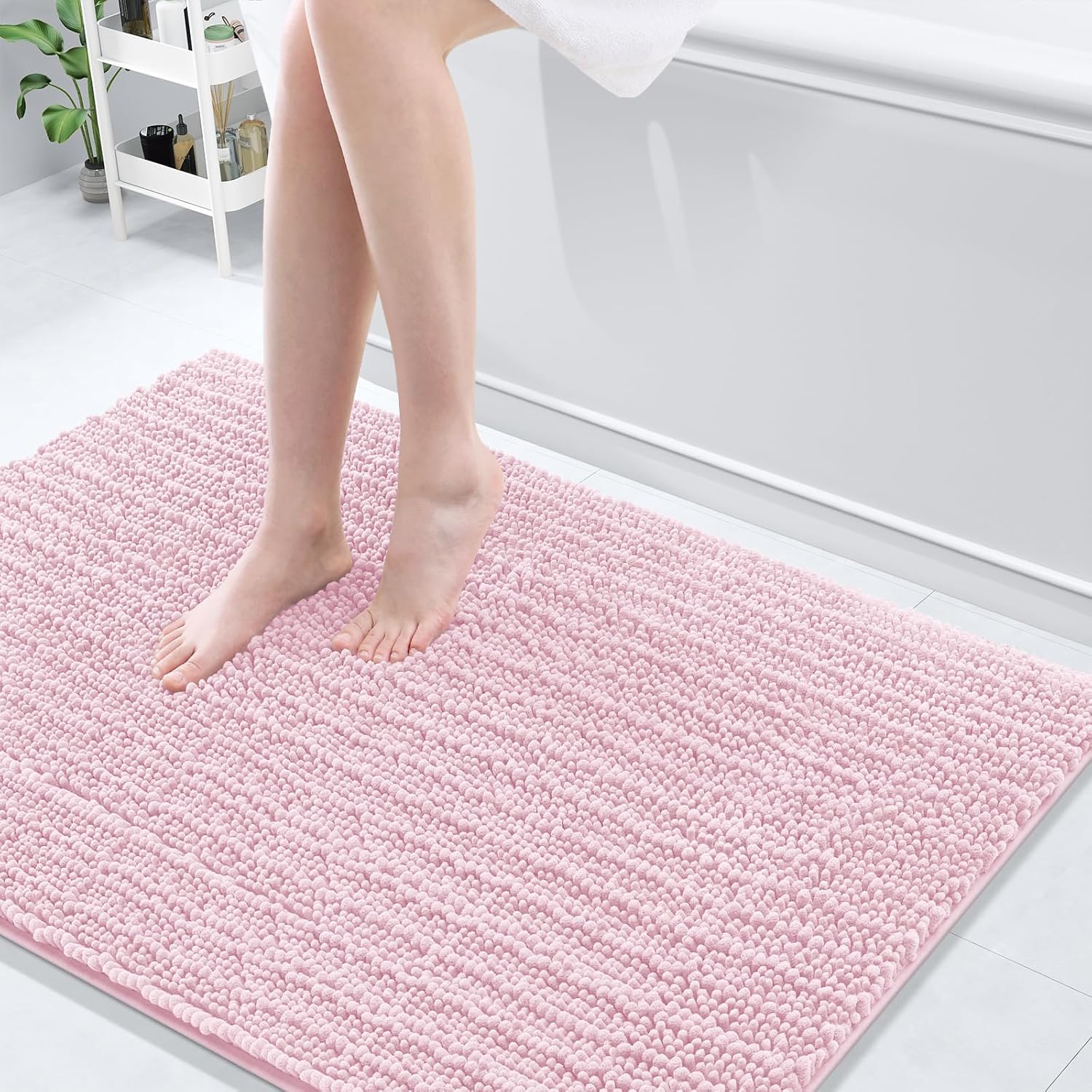 Arotive Luxury Chenille Bathroom Rug Mat for Ultimate Comfort