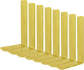 Gold Floating Shelf Bracket 10 in - Heavy Duty Decorative Brackets