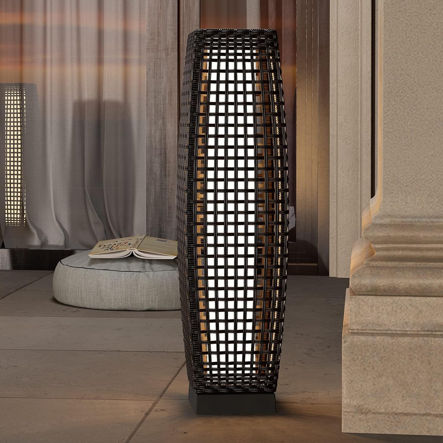 Grand Patio Solar Outdoor Floor Lamp for Garden or Porch