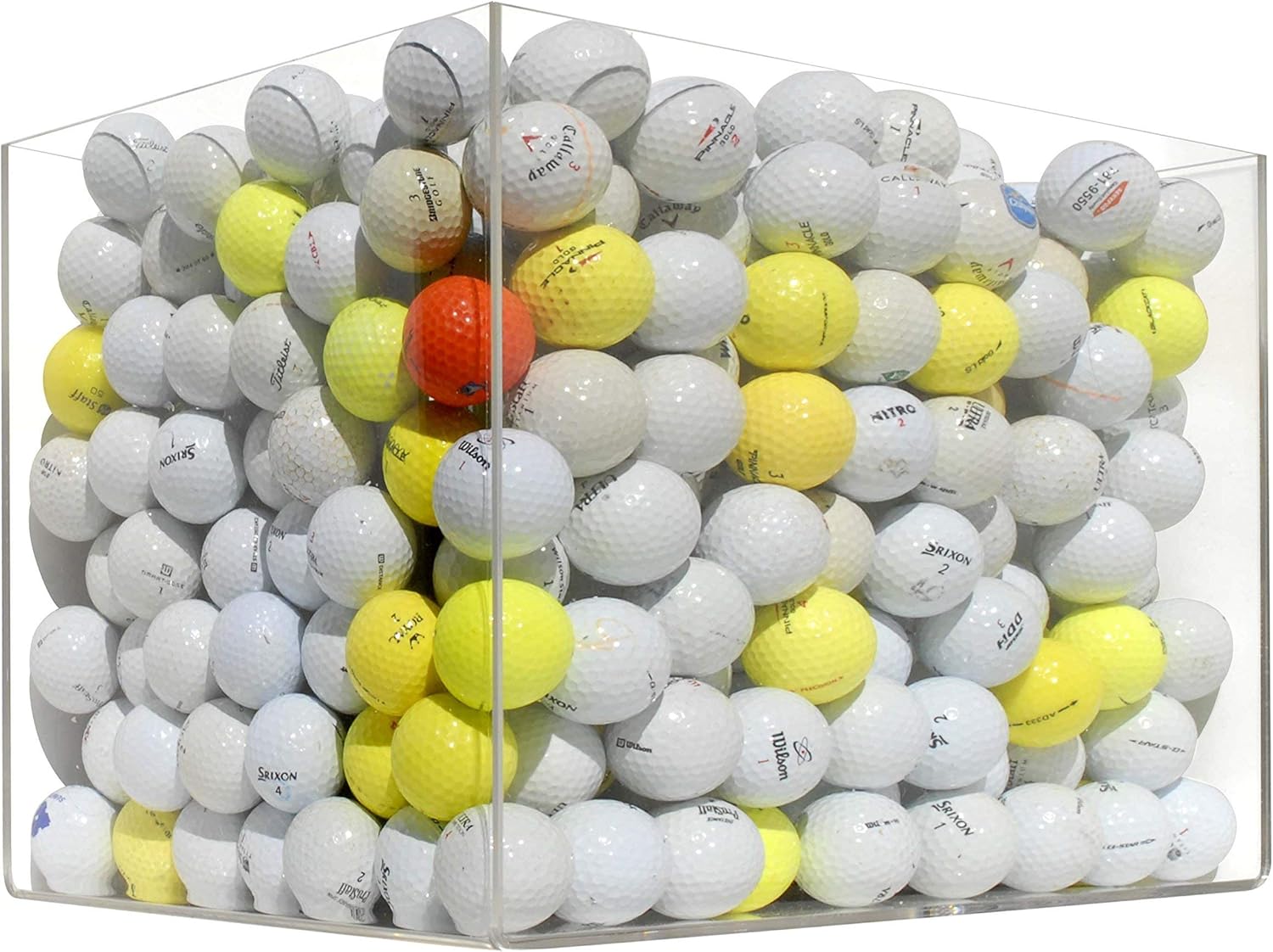 200 Hit Away Recycled Golf Balls - Practice Assorted Mix