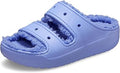 Classic Cozzzy Platform Sandals Fuzzy Slide - Cozy Lined Comfort