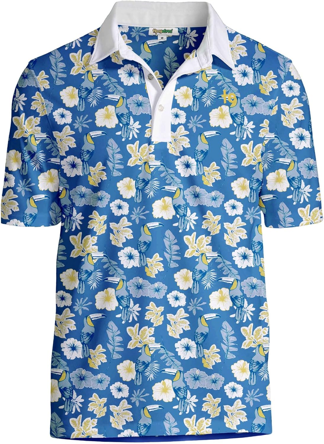Tipsy Elves Golf Shirts for Men - Performance Athletic Fit Polos