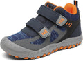 Kids PU Leather Hiking Boots for Toddlers - Water-Resistant Trekking