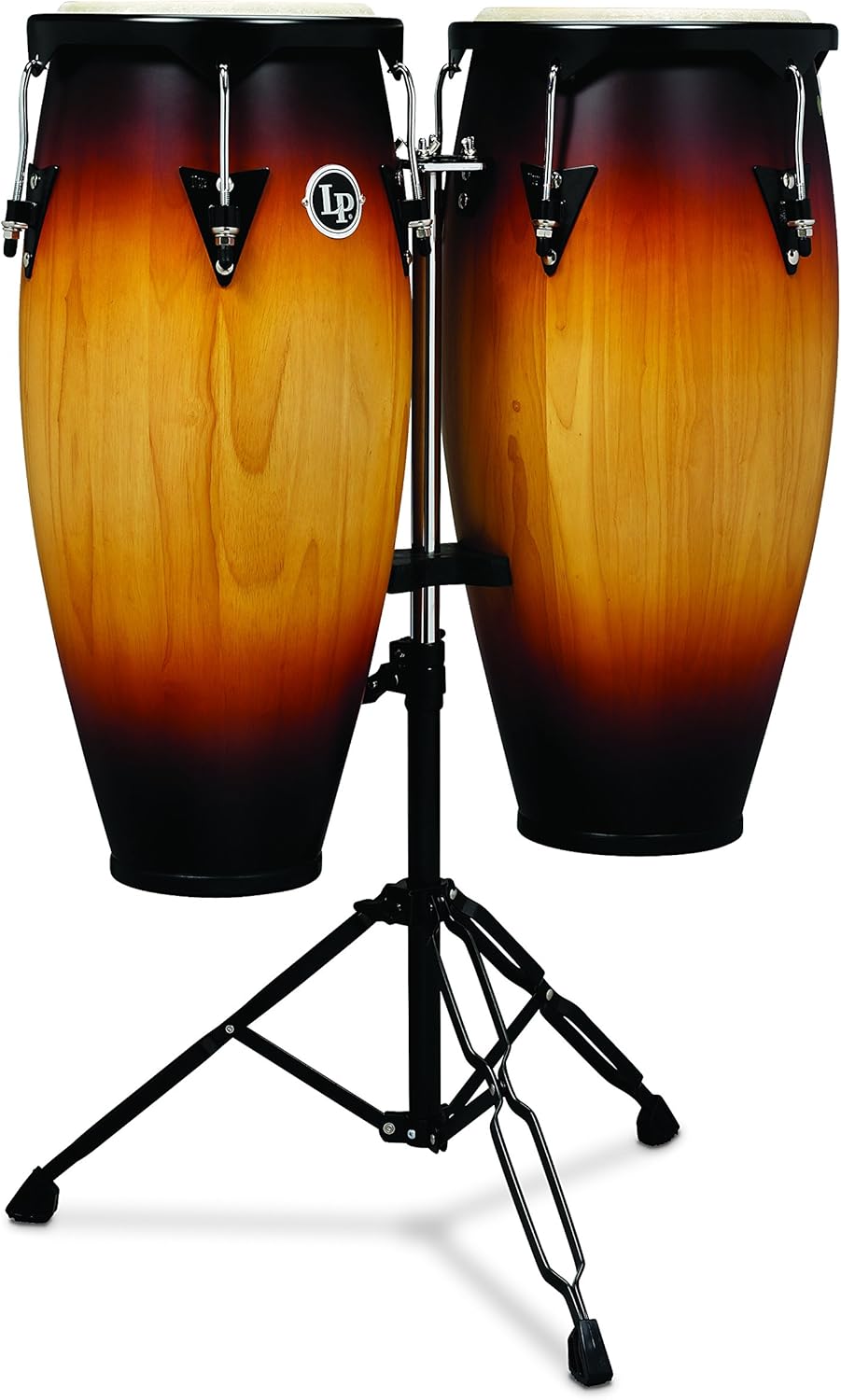 Latin Percussion LP City Wood Congas Set - Vintage Sunburst Finish