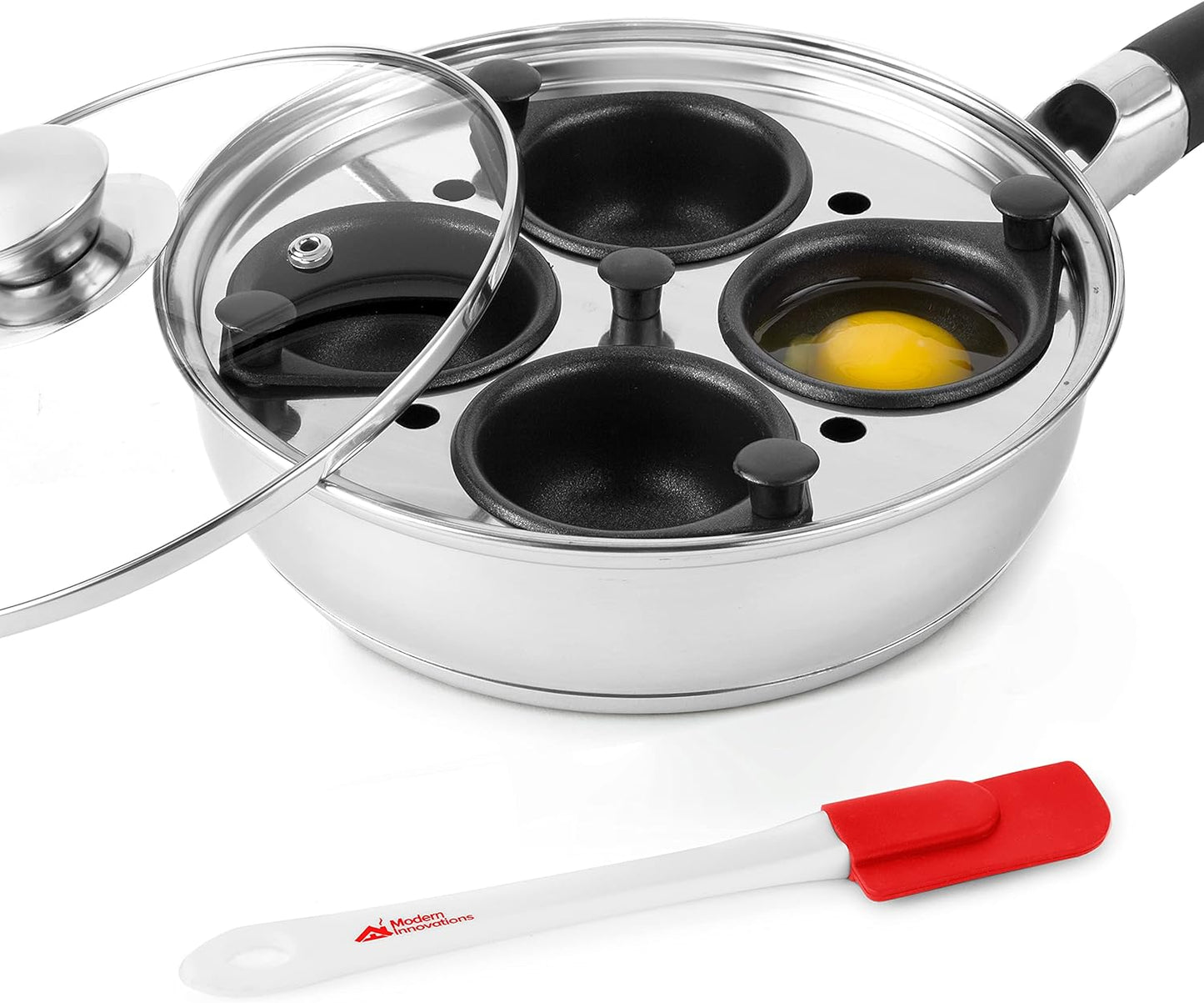 Modern Innovations Egg Poacher Pan for Perfect Poached Eggs