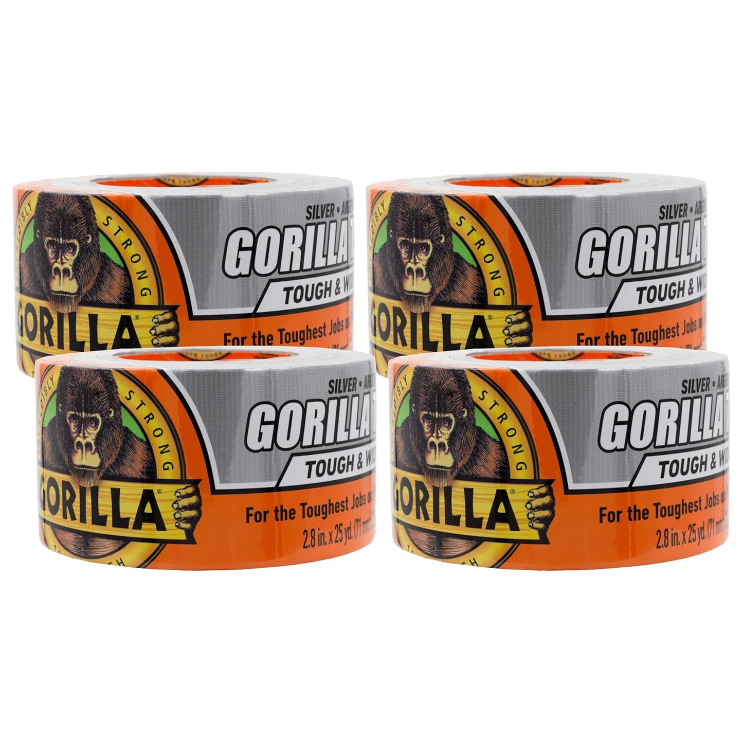 Gorilla Tape Tough & Wide - Heavy Duty Silver Duct Tape